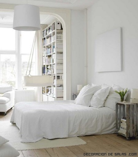 muebles en color blanco