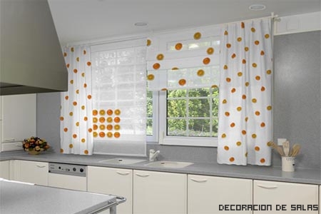 cortinas naranjas