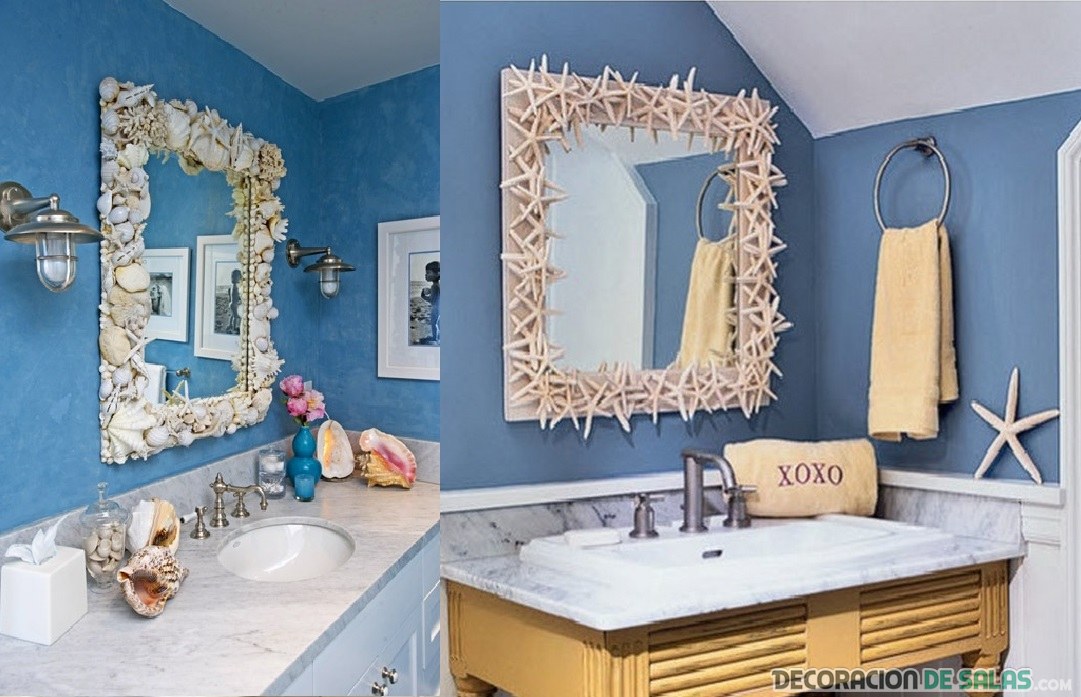 decoracion facil espejos baño