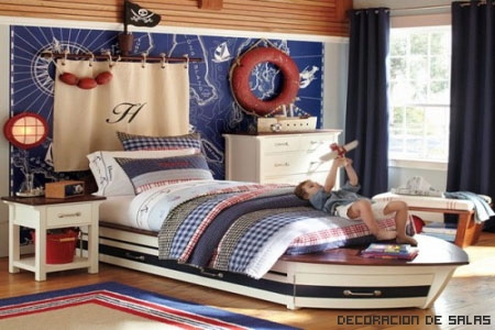 dormitorio infantil marinero