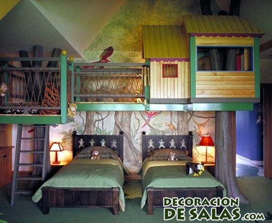 dormitorio original para niños