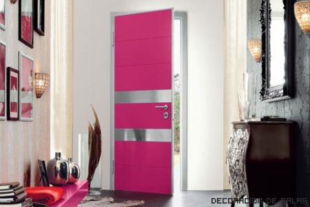 puerta rosa