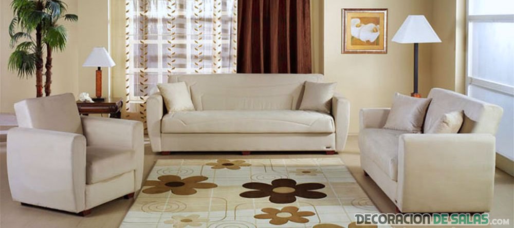 sofá en color beige