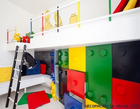 Habitaciones infantiles decoradas con Lego