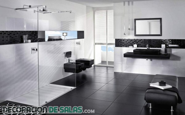 Ideas de baños en color negro