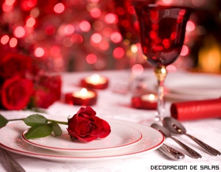 Ideas para decorar la mesa en San Valentín