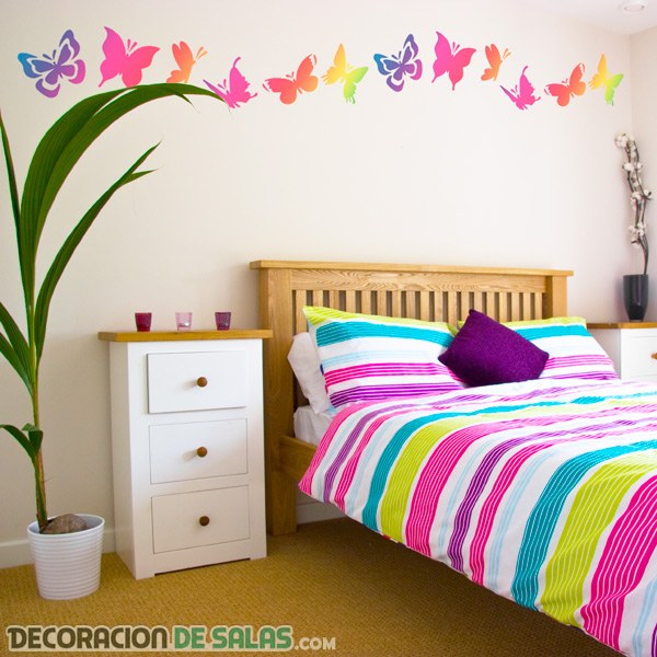 ¡Mariposas para tus paredes!