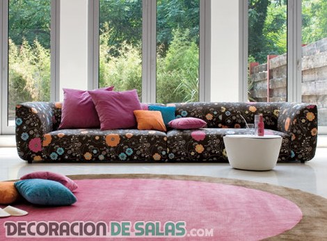 Telas para tapizar los sofás del salón